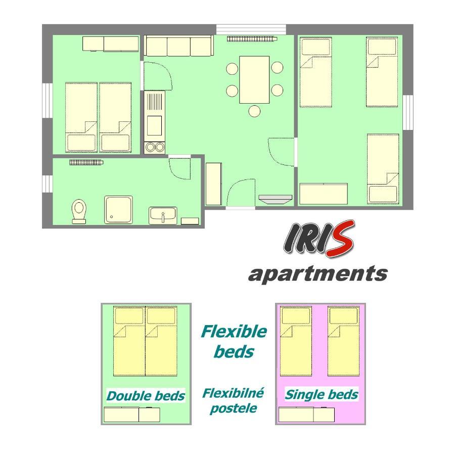Apartments Iris Liptovský Mikuláš Exterior foto